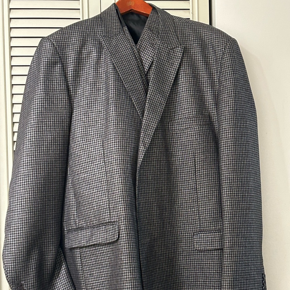 Falcone brown and grey 3pc. suit